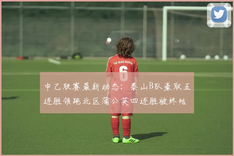 中乙联赛最新动态：泰山B队豪取五连胜领跑北区蒲公英四连胜被终结