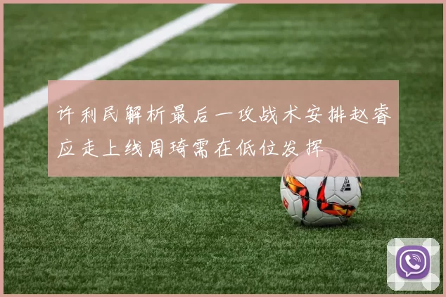 许利民解析最后一攻战术安排赵睿应走上线周琦需在低位发挥